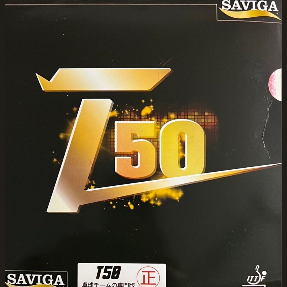Dawei Saviga T50 Table Tennis Rubber Pips Long Without Sponge Made In Japan - RED product image - DAWEI table tennis