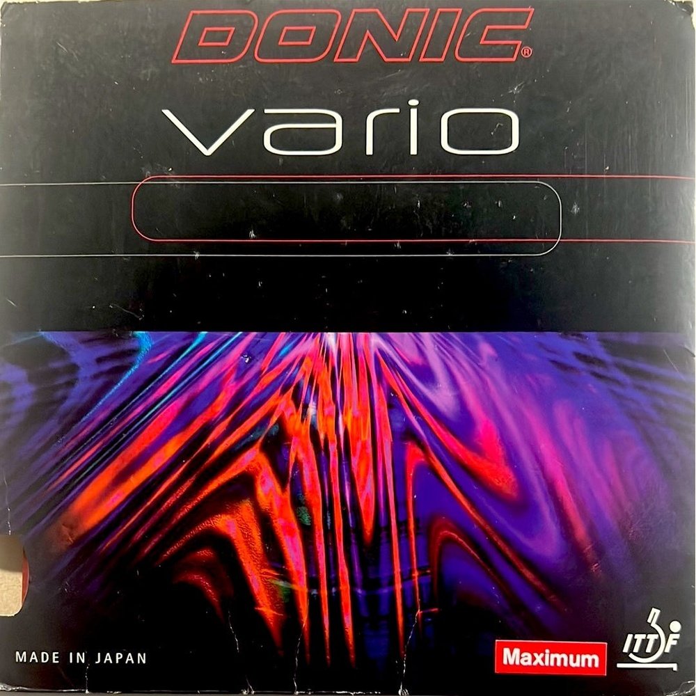 Donic Vario TABLE TENNIS RUBBER Made in Japan - RED product image - Donic table tennis rubber