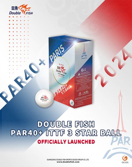 Double Fish PAR 40+ Table Tennis Ball