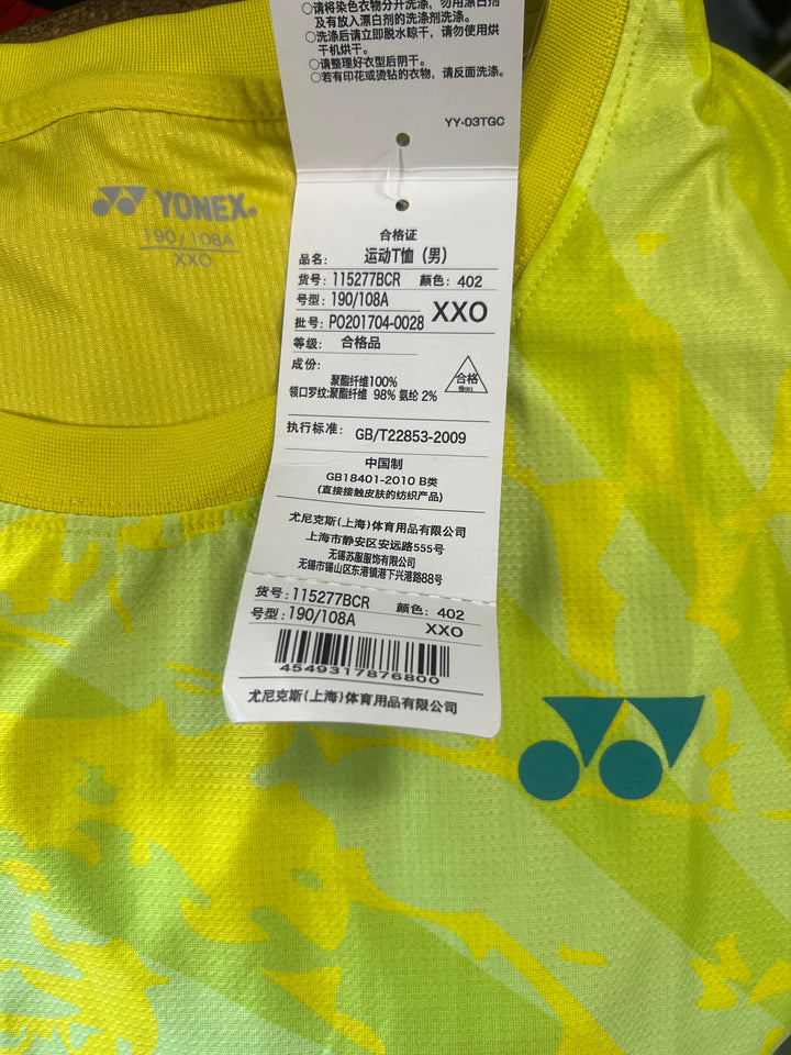 YONEX Badminton Sports T-Shirt Male 115277BCR