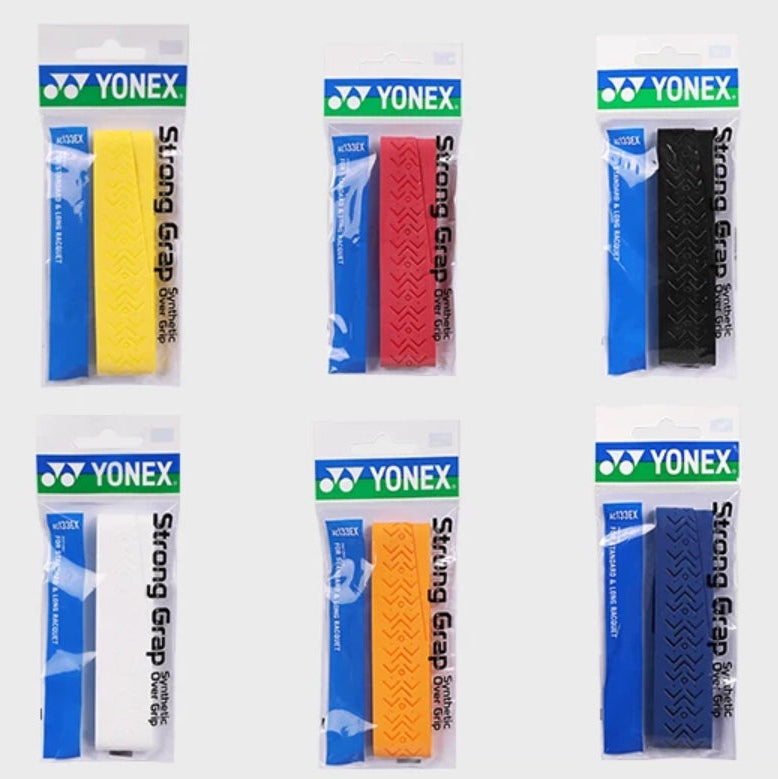 YONEX AC133EX Strong Grap Synthetic Over Grip (1 wrap) - BLACK product image - YONEX Racket Grip