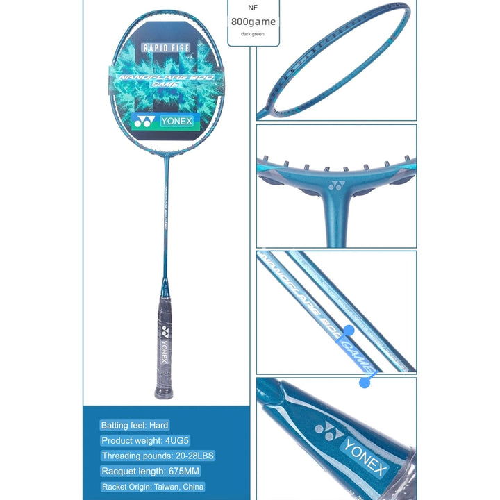YONEX Nanoflare 800 GAME Badminton Racket 4UG6 Frame Only