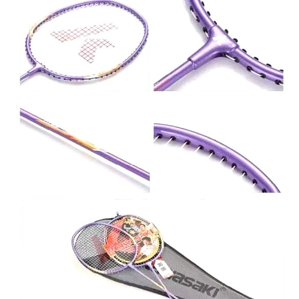 KAWASAKI UP-0160 UP-0182 Set Strung 2 Player Badminton