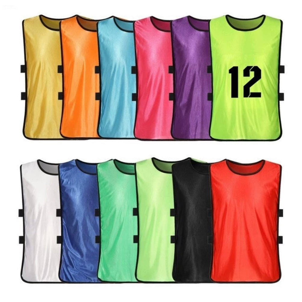 SPPHONEIX Team Training Sports Bibs Vests Soccer Basketball Football Rugby Netball Cricket Various team sports