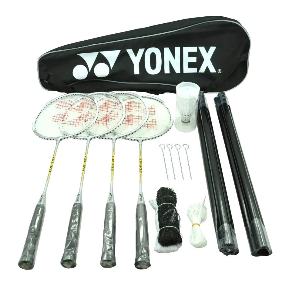YONEX 4-Player Badminton Set 4Racket/Shuttlecocks/Net/Poles/Bag product image - YONEX Badminton Shuttlecock