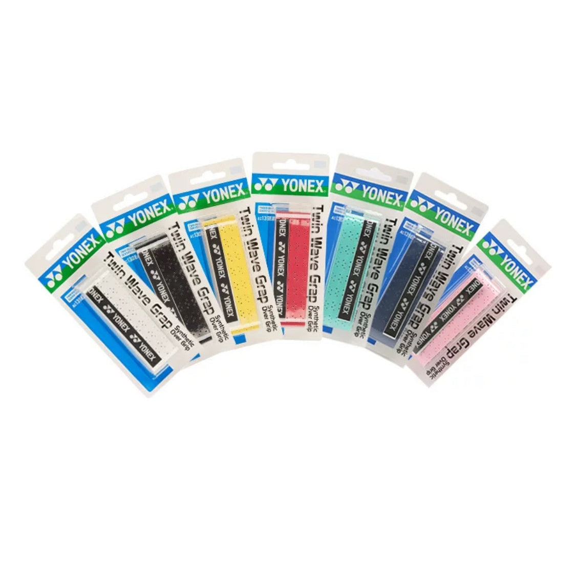 Yonex AC139EX Twin Wave Grap Tape Racket Grip - BLACK product image - YONEX Racket Grip