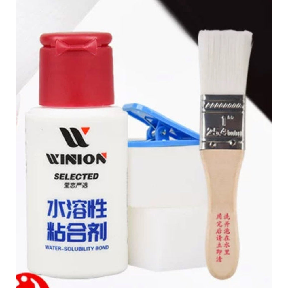 WINION Table Tennis Water Solubility Bond Glue  (V.O.C Free) 60 ml For Table Tennis Rubber With Racket