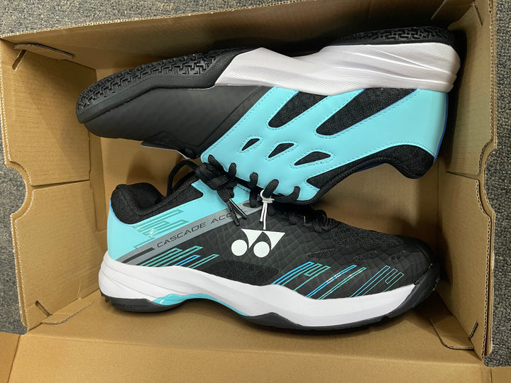 YONEX Power Cushion Cascade Accel Wide SHBCA1WEX Black/Ice Blue badminton shoes
