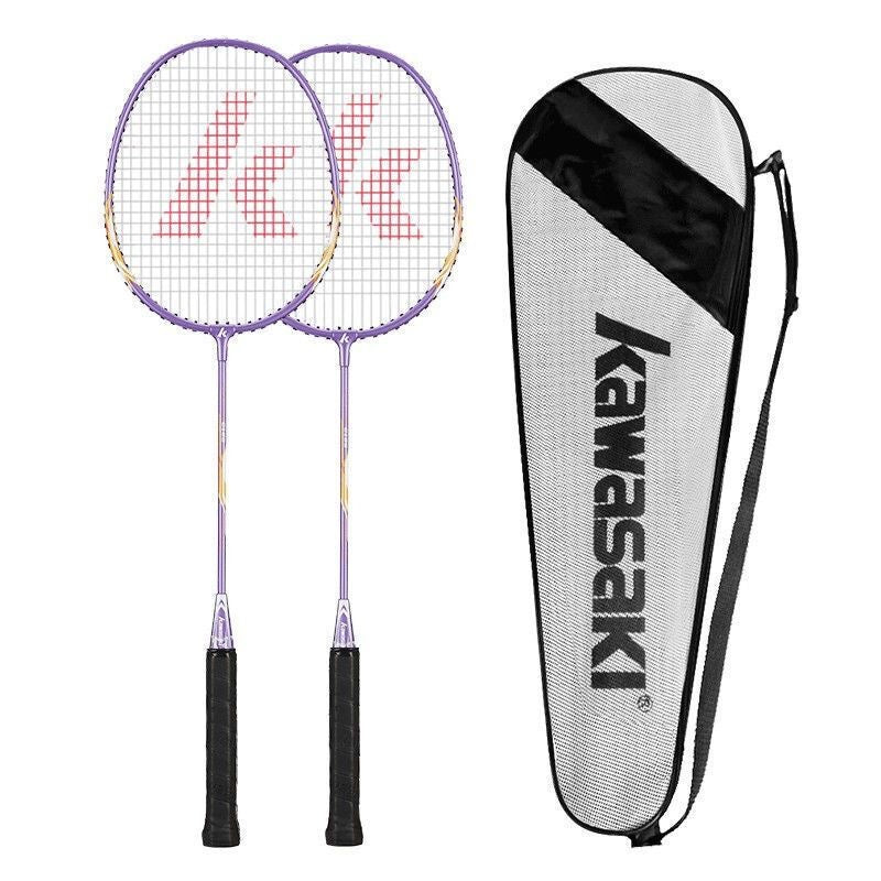 KAWASAKI UP-0160 UP-0182 Set Strung 2 Player Badminton