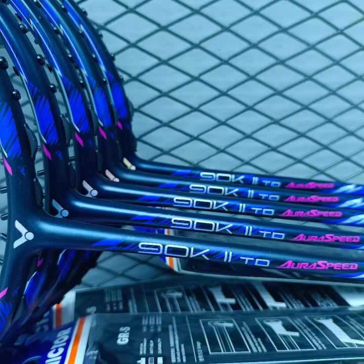 Victor AuraSpeed 90k 2 TD Badminton Racket Pink 4UG6