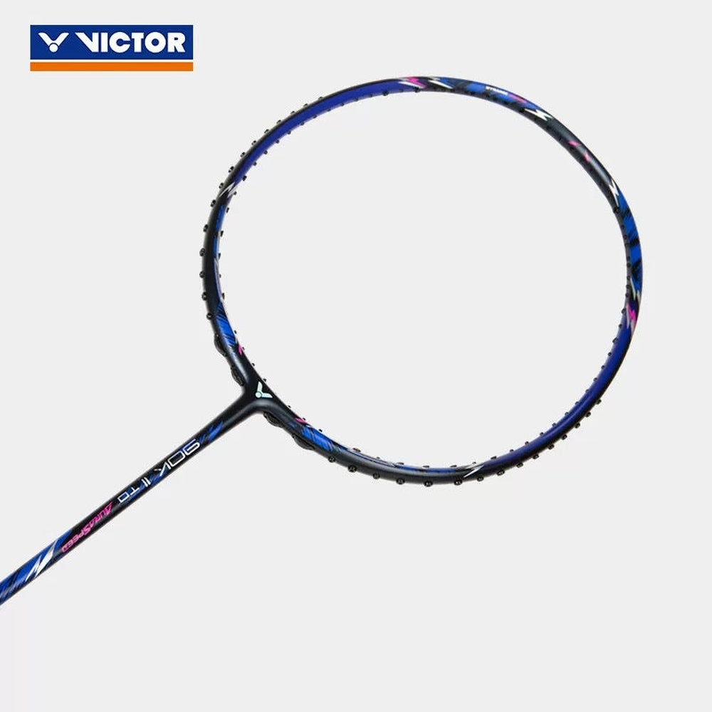 Victor AuraSpeed 90k 2 TD Badminton Racket Pink 4UG6