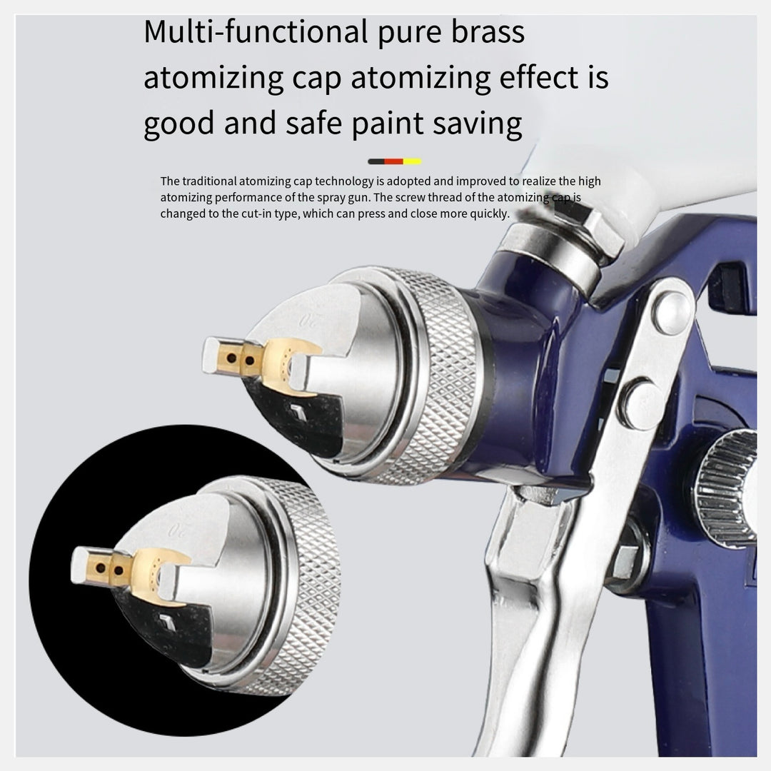 Gravity Paint Spray Gun – 100ml Aluminum Tank, Non-Drip Design, Model H2000