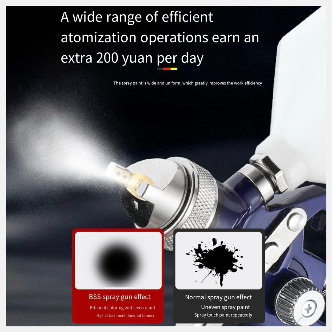 Gravity Paint Spray Gun – 100ml Aluminum Tank, Non-Drip Design, Model H2000