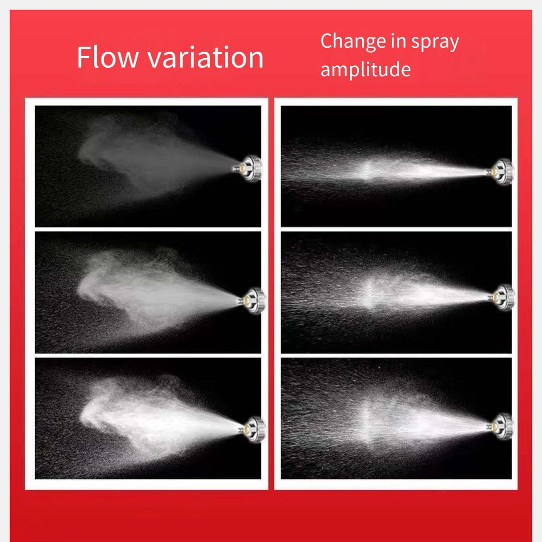 Pneumatic Paint Spray Gun – 400ml Top Cup, High Atomization, Model F75G