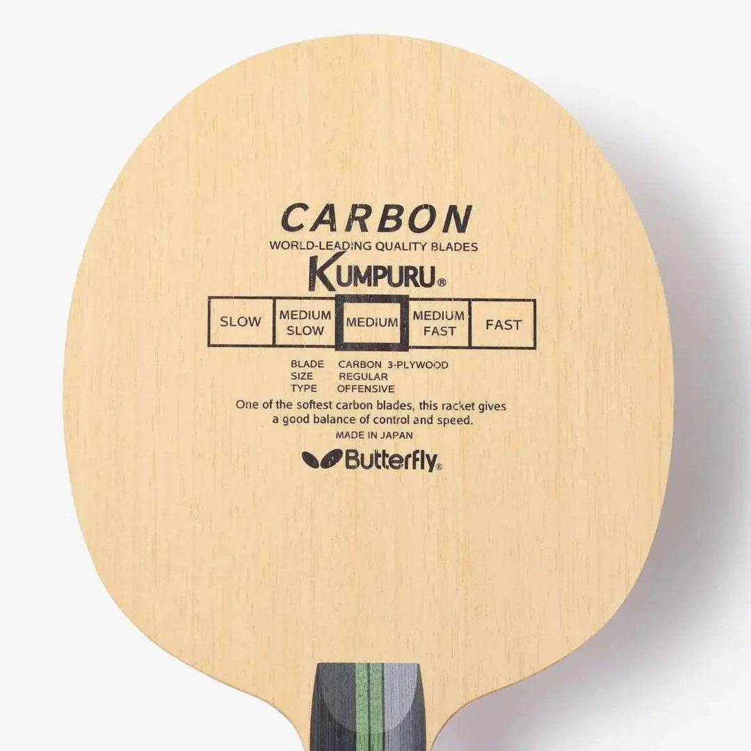 BUTTERFLY Kumpuru Carbon (30651)Table Tennis Blade FL