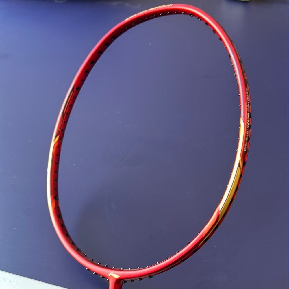 Li Ning windstorm 75 red Badminton Racket 75g