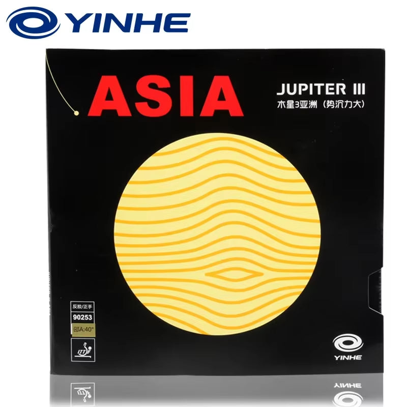 Yinhe Table Tennis Rubber Jupiter 3 Asia - Red product image - YINHE table tennis rubber