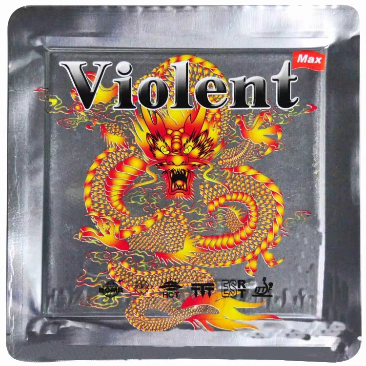 BOMB economic Violent Tension pimples in Table Tennis Rubber - Black product image - Bomb table tennis rubber