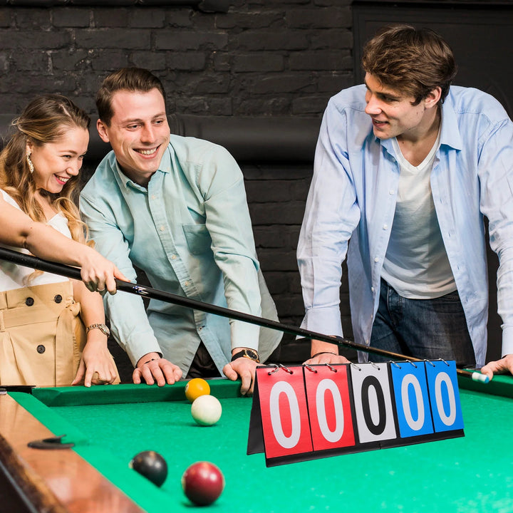 SPP 5-Digit Portable Sports Scoreboard Clear Printing for Basketball Tennis Football Games