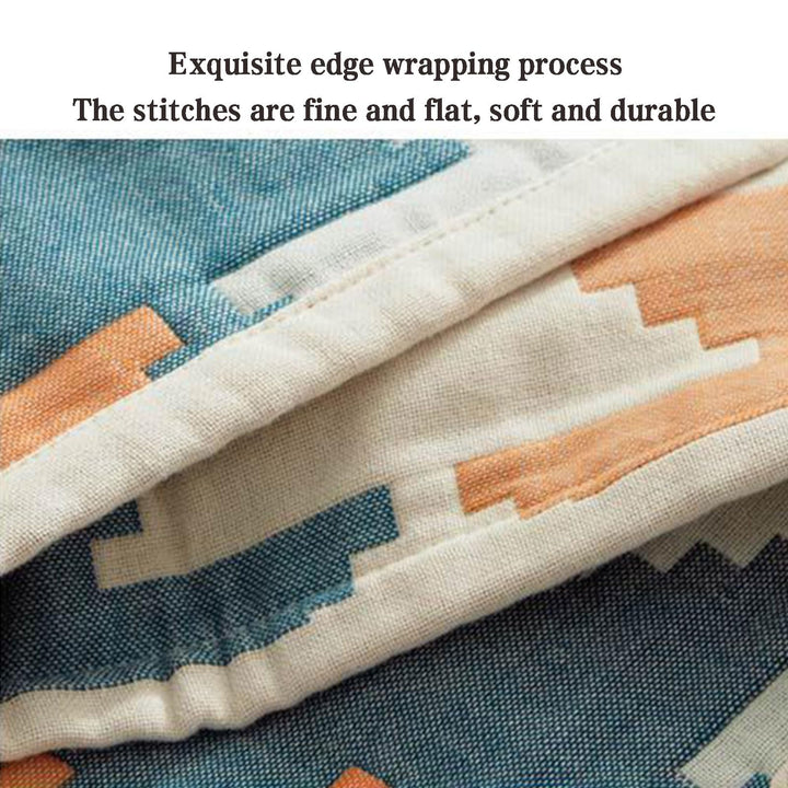 Gauze Cotton Towel Blanket – 100% Cotton, Soft, Lightweight, Summer Throw & Air-Conditioning Blanket