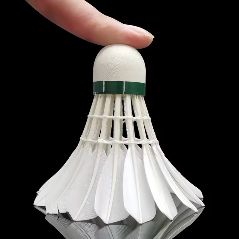 HUAMEI 12 PCS GT900 Aeroplane Goose Feather Badminton Shuttlecock