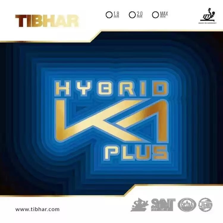 TIBHAR HYBRID K1 / K1 PLUS Table Tennis Rubber - MAX product image - Tibhar table tennis rubber