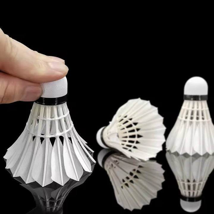 HUAMEI 12 PCS A6 Class a Goose Feather Badminton Shuttlecock