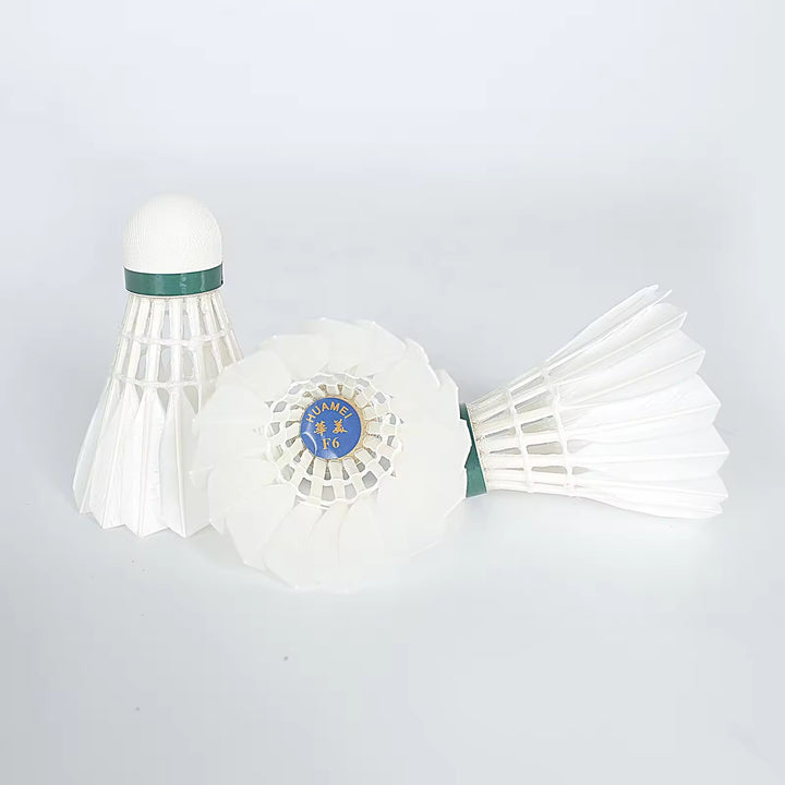 HUAMEI 12 PCS F6 Good Quality Duck Feather Badminton Shuttlecock