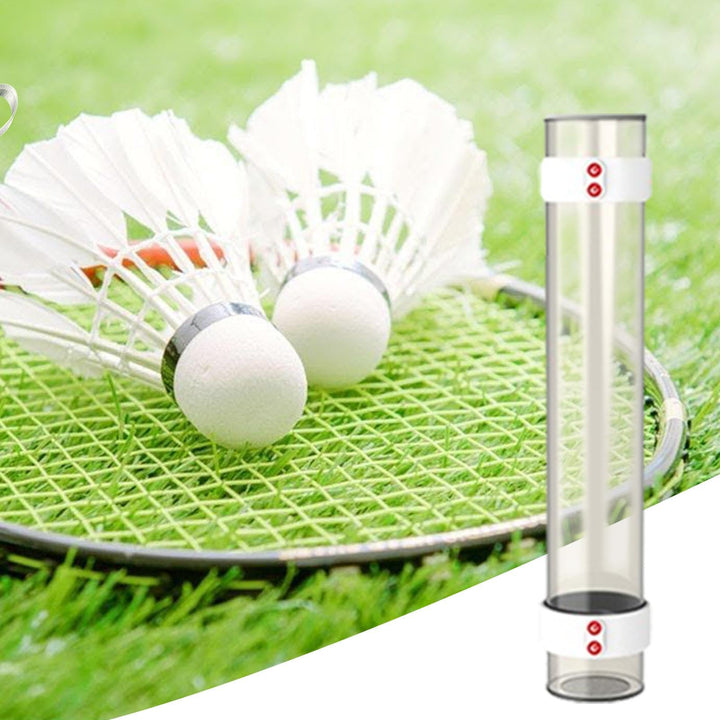 SPP Magnetic Badminton Shuttlecock Holder Tube - Portable & Secure Shuttlecock Organizer for Backyard, PE Class, Park, Gym