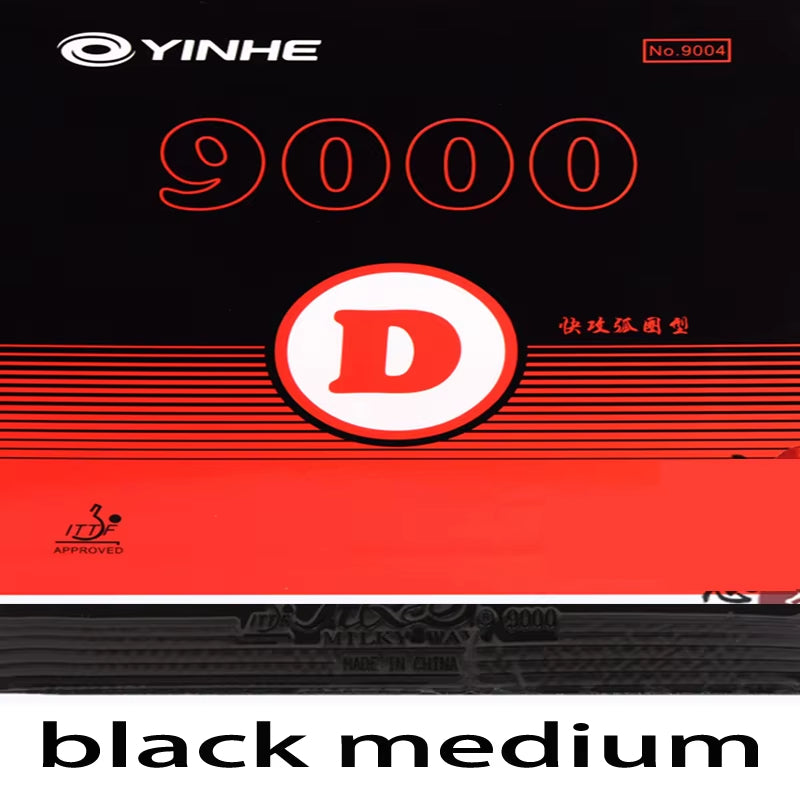 Yinhe-sticky Rubber for Table Tennis 9000D - Black product image - YINHE table tennis rubber
