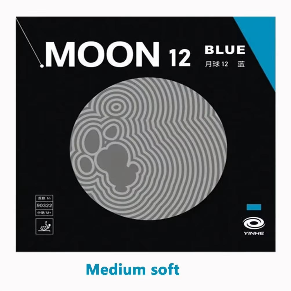 Yinhe Blue Table Tennis Rubber Moon 12 Tensor product image - YINHE table tennis rubber