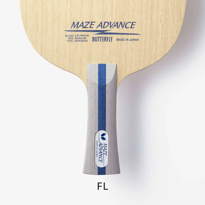 BUTTERFLY Maze Advance (37141)Lightweight & Easy-To-Use, All-Wood Table Tennis Blade FL