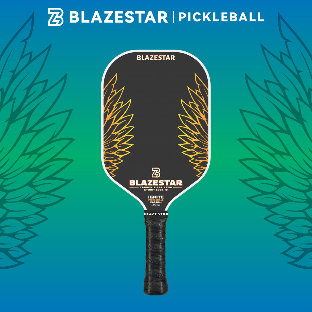 BLAZESTAR STORM EDGE 13 Series T700 Carbon Fiber Professional Pickleball Paddle