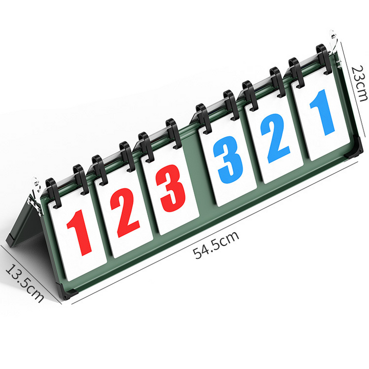 JING Game Scoreboard Can Be Turned Basketball Billiards Football Badminton ball Scoreboard