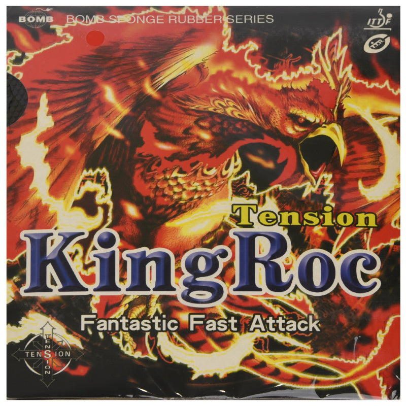 BOMB Internal Energy Standard KingRoc Table Tennis Rubber Anti-spin - Black product image - Bomb table tennis rubber
