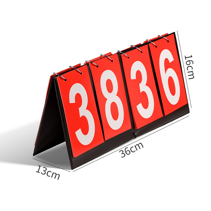 JING Game Scoreboard Can Be Turned Basketball Billiards Football Badminton ball Scoreboard