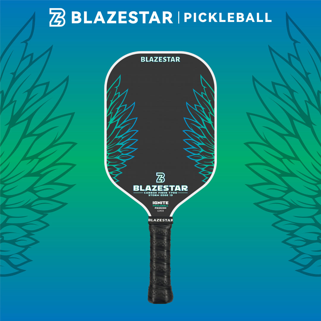 BLAZESTAR STORM EDGE 13 Series T700 Carbon Fiber Professional Pickleball Paddle