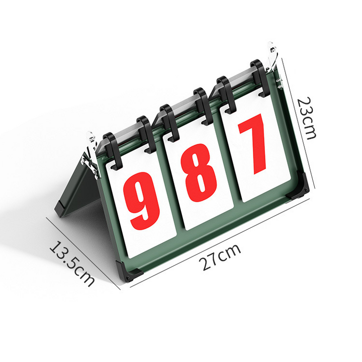 JING Game Scoreboard Can Be Turned Basketball Billiards Football Badminton ball Scoreboard