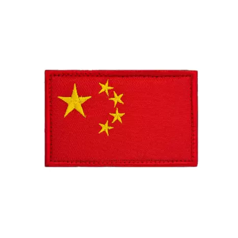 Mini Embroidered Flag Patch with Velcro – Tactical Hook & Loop Badge for Bags