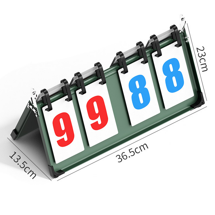 JING Game Scoreboard Can Be Turned Basketball Billiards Football Badminton ball Scoreboard