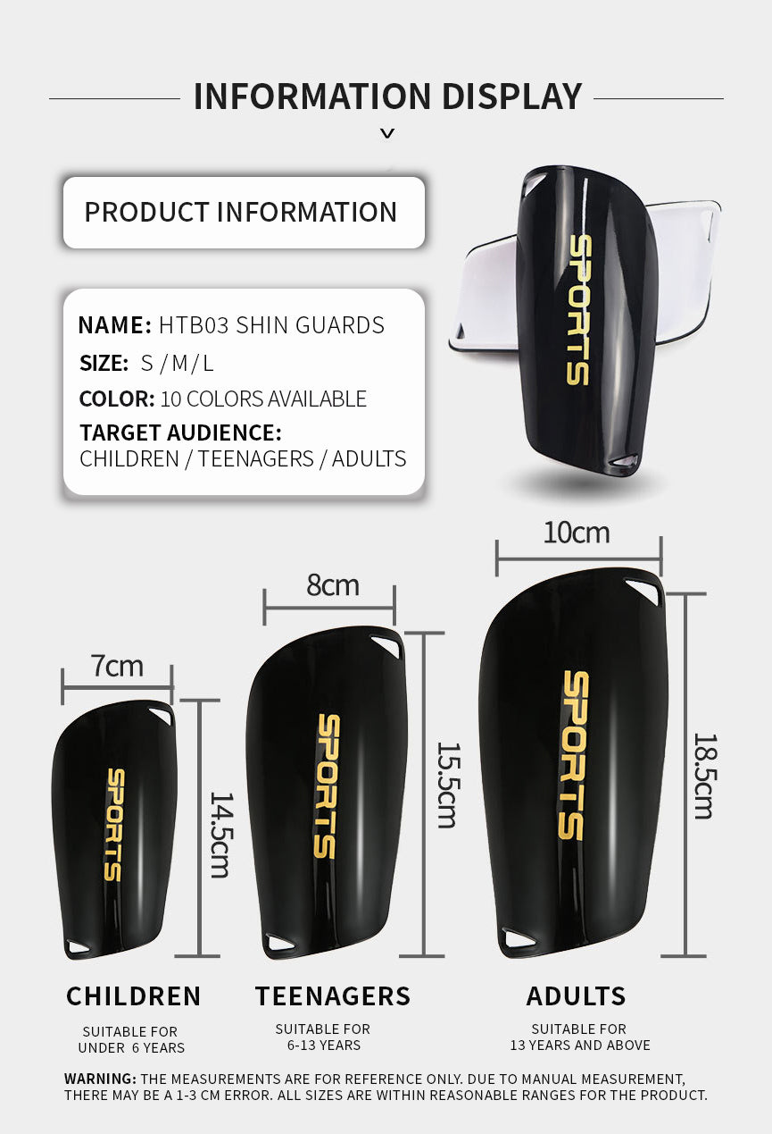 SPP Professional Leg Protection Shin Guards for Football, Hockey & Field Sports,HTB03