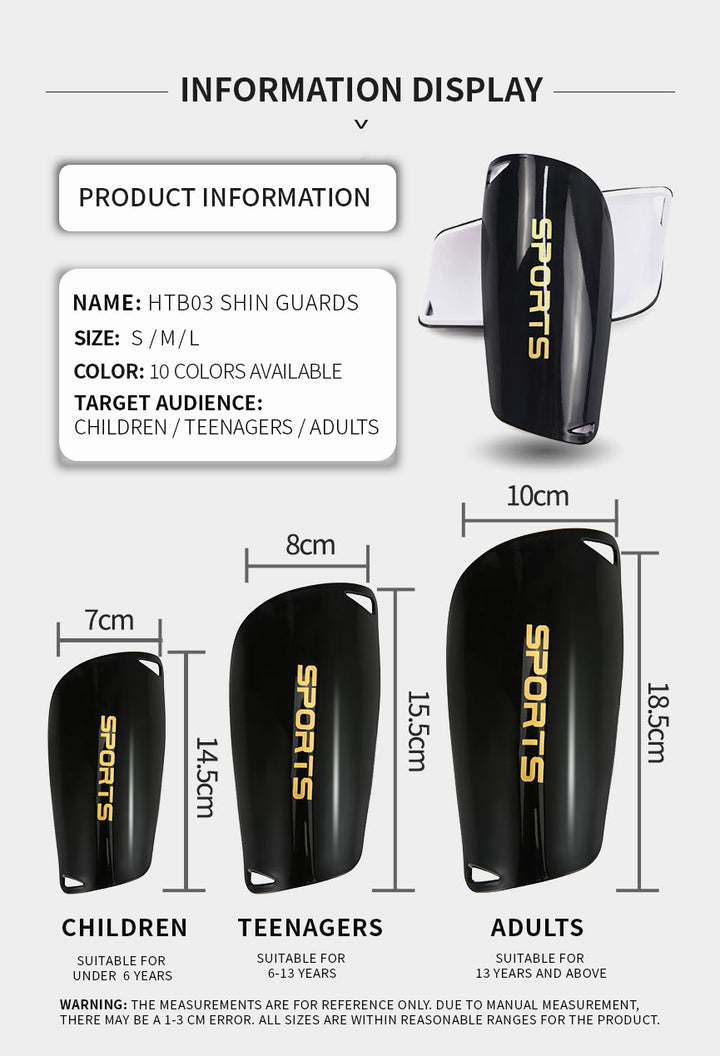 SPP Professional Leg Protection Shin Guards for Football, Hockey & Field Sports,HTB03