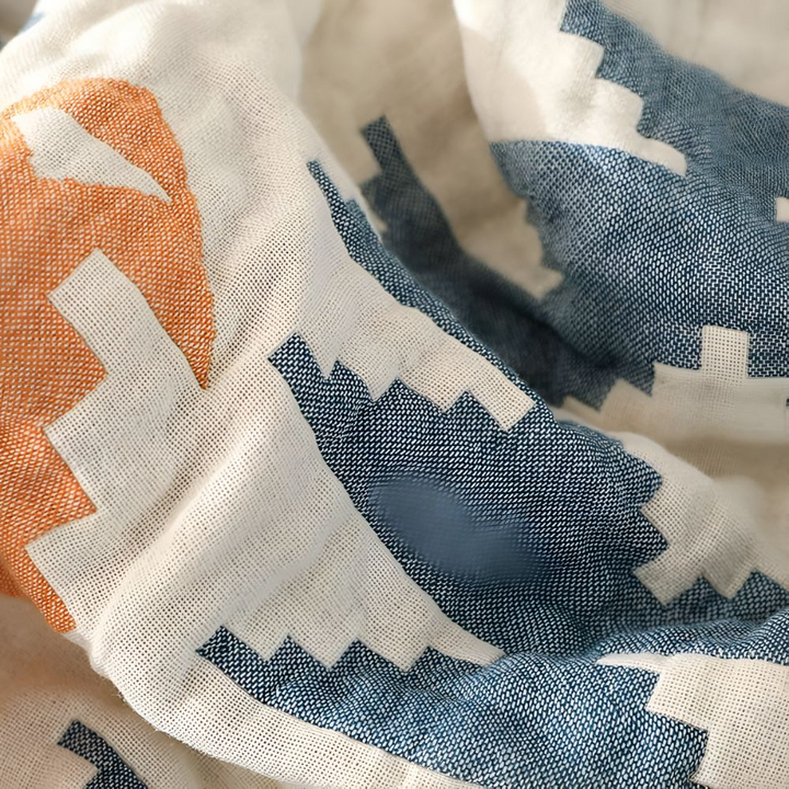 Gauze Cotton Towel Blanket – 100% Cotton, Soft, Lightweight, Summer Throw & Air-Conditioning Blanket