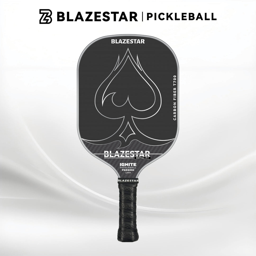 BLAZESTAR Professional ROYAL-F7 Pickleball Paddle T700 Carbon Fiber Matte Control Paddle