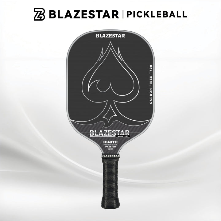 BLAZESTAR Professional ROYAL-F7 Pickleball Paddle T700 Carbon Fiber Matte Control Paddle