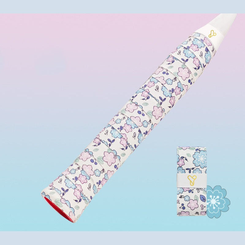 Badminton & Tennis Grip – Printed Design, Sticky, Anti-Slip, Sweat-Absorbent