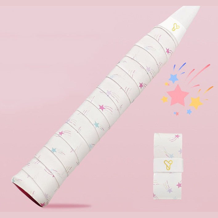 Badminton & Tennis Grip – Printed Design, Sticky, Anti-Slip, Sweat-Absorbent