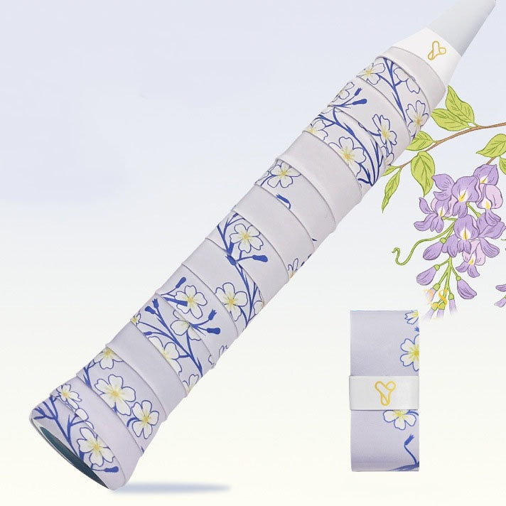 Badminton & Tennis Grip – Printed Design, Sticky, Anti-Slip, Sweat-Absorbent