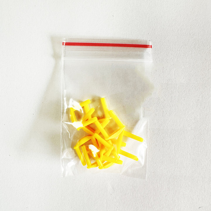 10 PCS/Bag Badminton Racket String Guard Connectors, T-shaped Long and Short Double Connectors