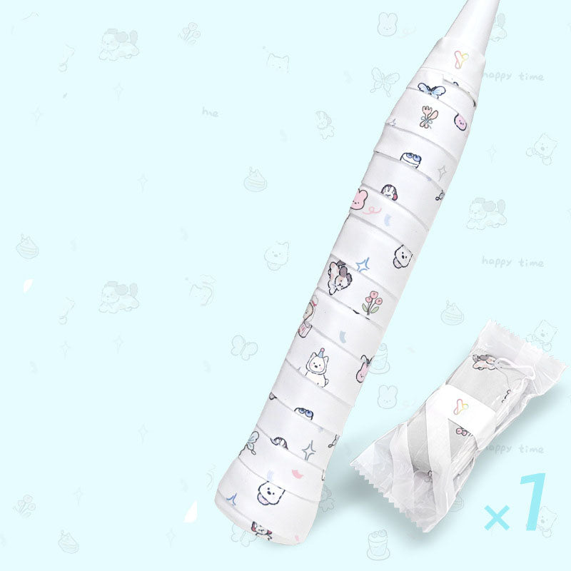 Badminton & Tennis Grip – Printed Design, Sticky, Anti-Slip, Sweat-Absorbent